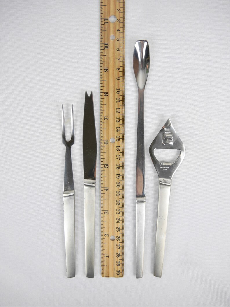Vintage Bar Tool Set Coronado Stainless Steel Cutlery Etsy
