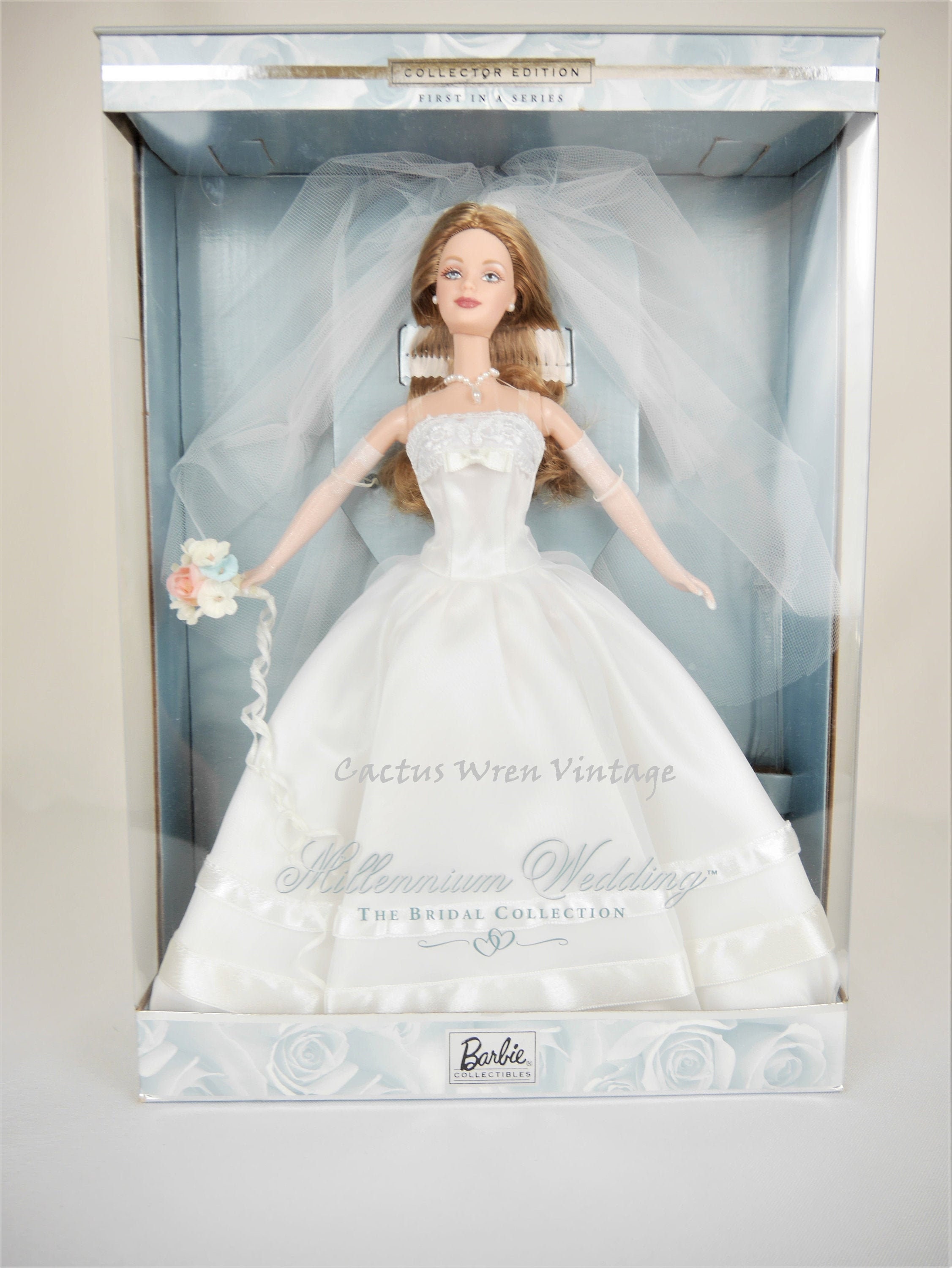 Vintage Millennium Wedding Barbie, the Bridal Collector Edition, First in a  Series, Mattel 1999, NRFB 