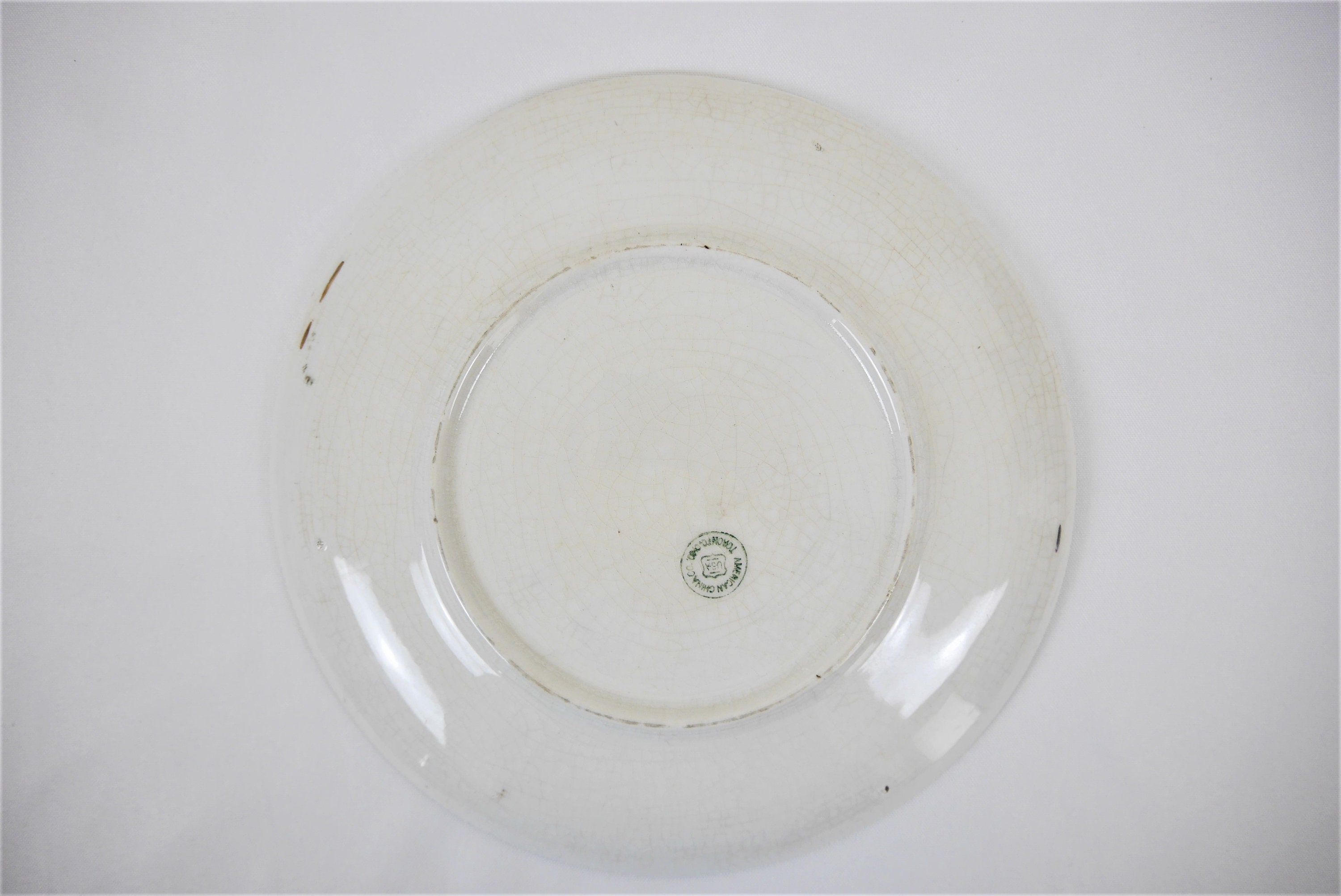 American China Company Antique 1909 Calendar Plate Toronto Etsy