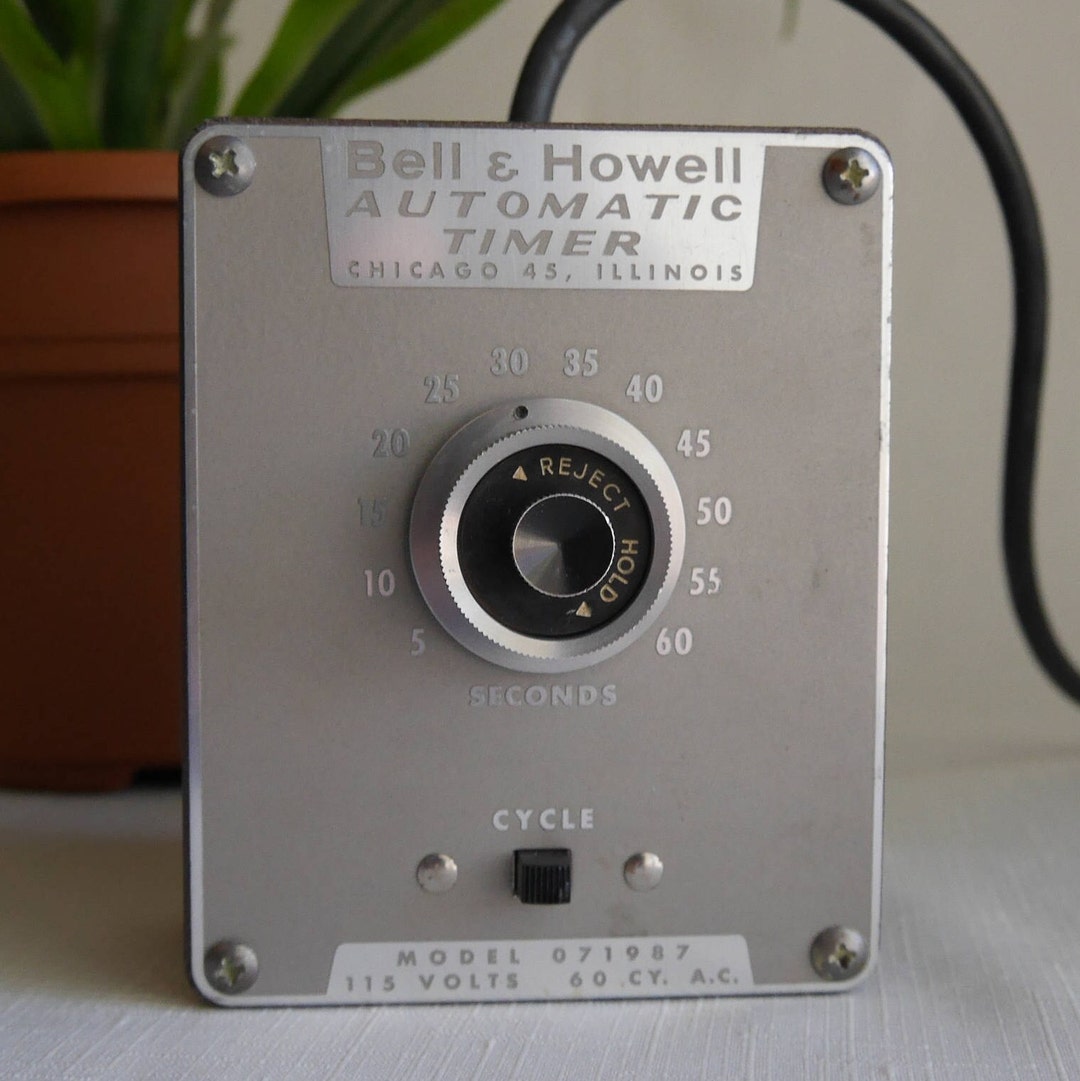 Bell & Howell Automatic Projector Timer Model 071987, Adjustable Etsy