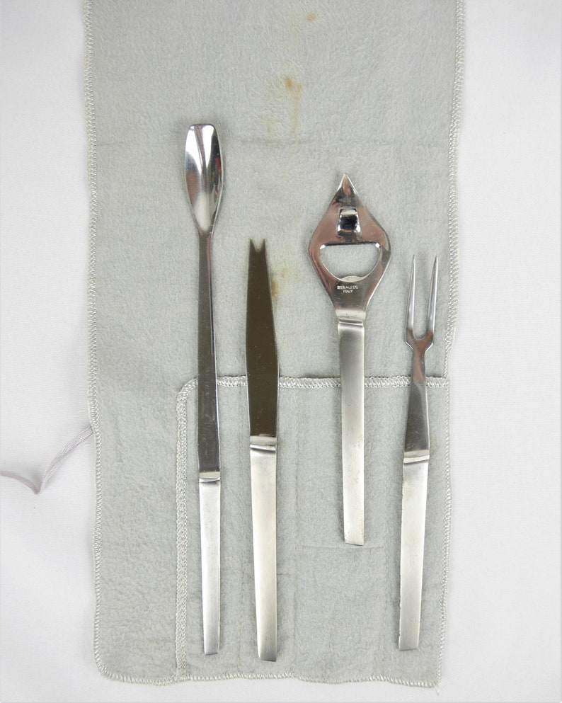 Vintage Bar Tool Set Coronado Stainless Steel Cutlery Etsy