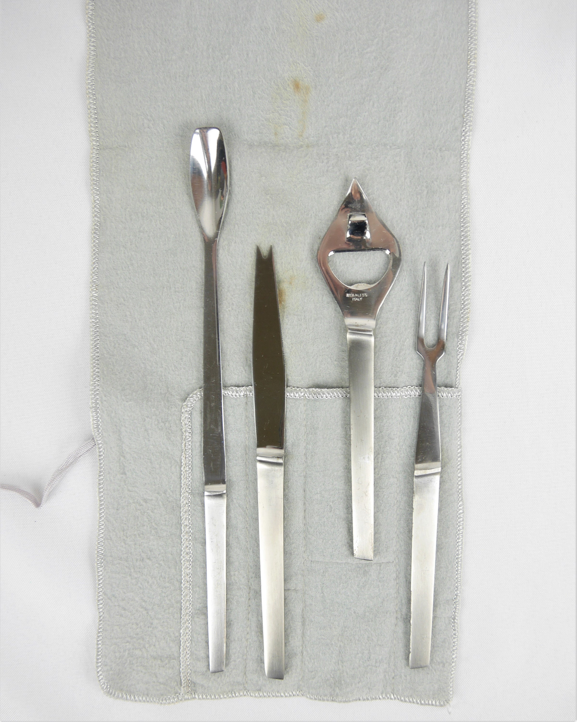 Vintage Bar Tool Set Coronado Stainless Steel Cutlery Etsy