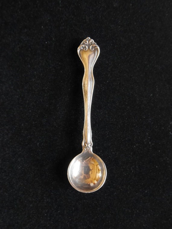 Sterling Silver Spoon Brooch Pin Westmoreland Silver Etsy
