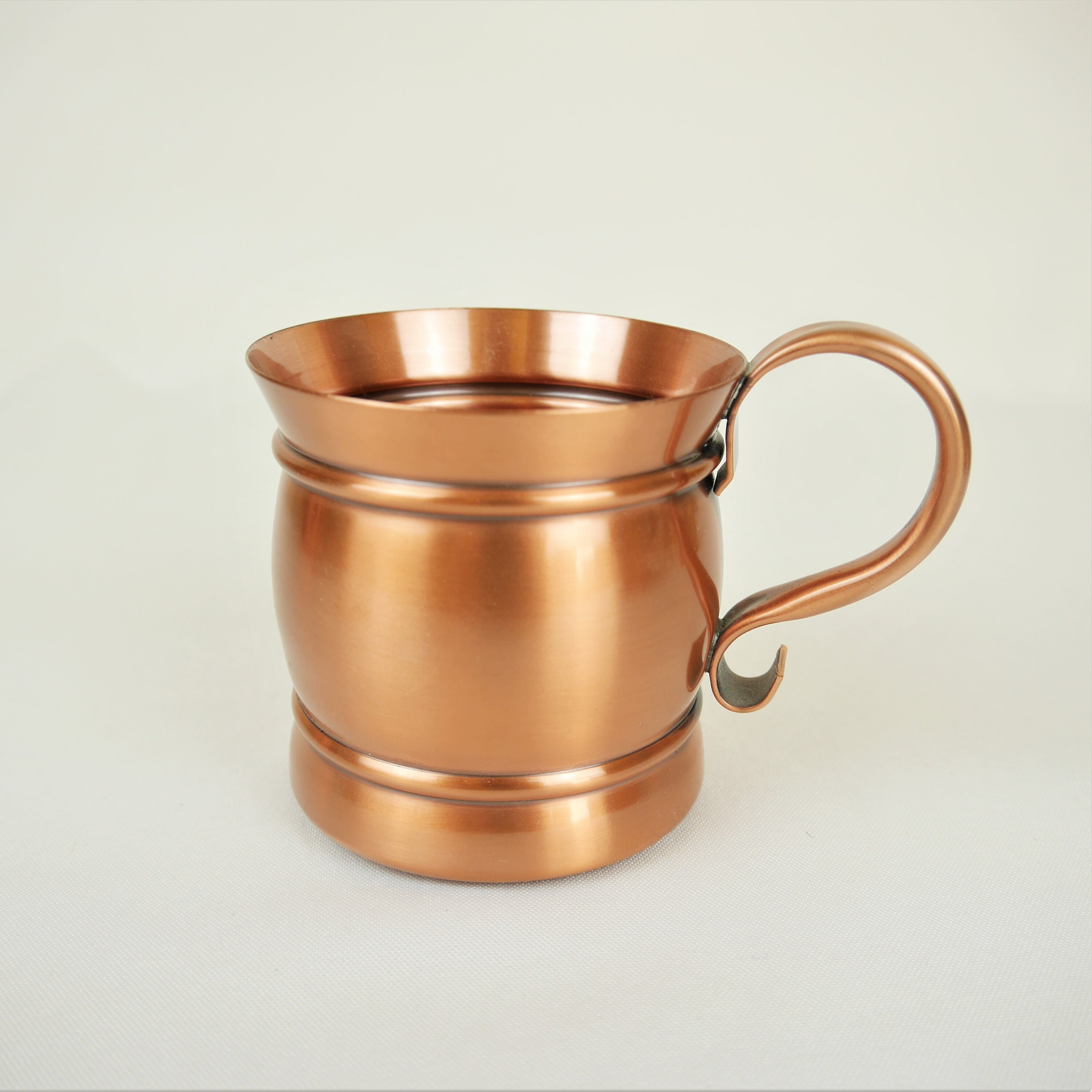 Gregorian Copper Mug/cup & Ruffled Bowl/cigar Ashtray Solid Etsy