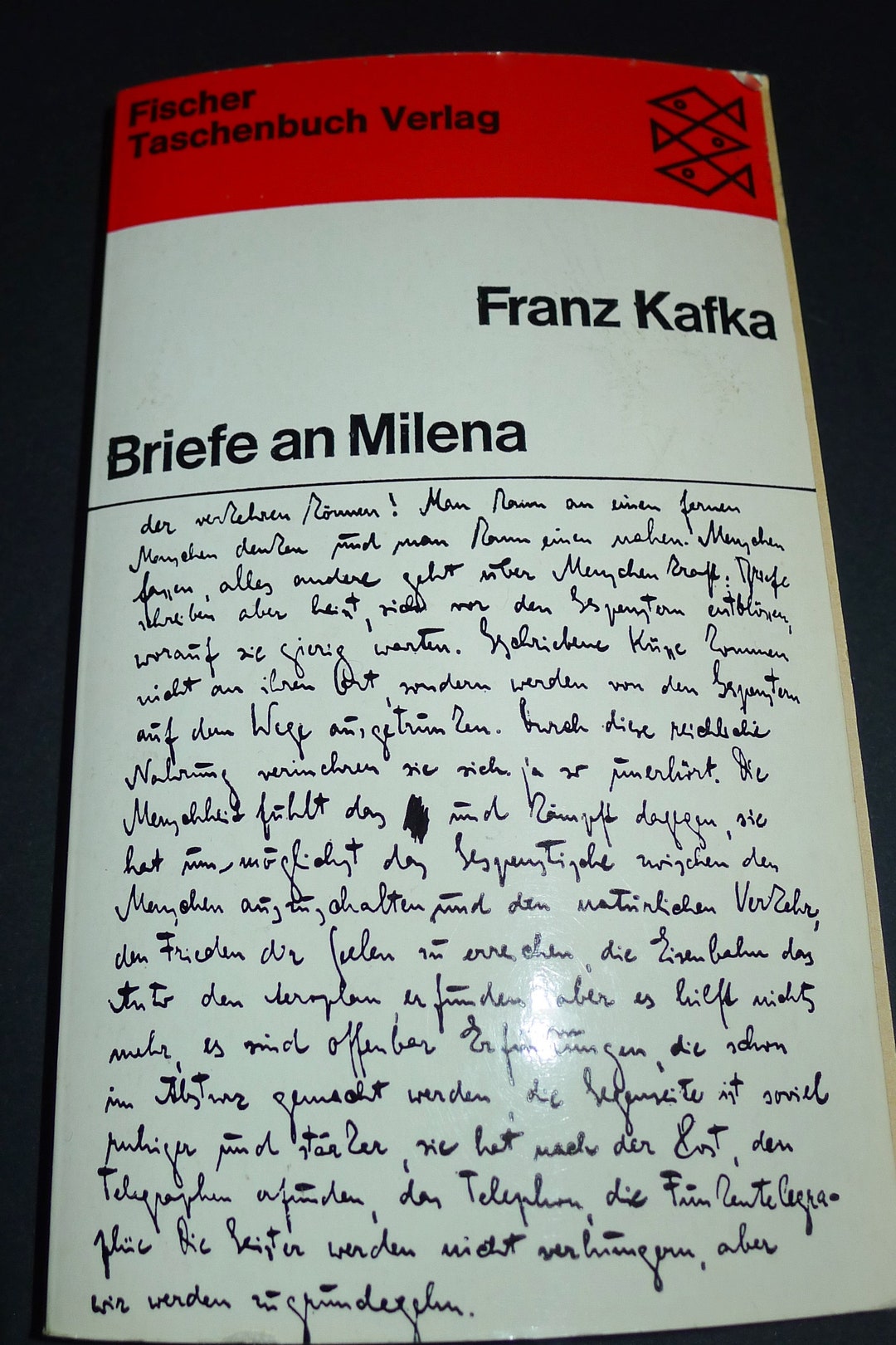 BRIEFE AN MILENA, by Franz Kafka.fisher Books.in German. Etsy