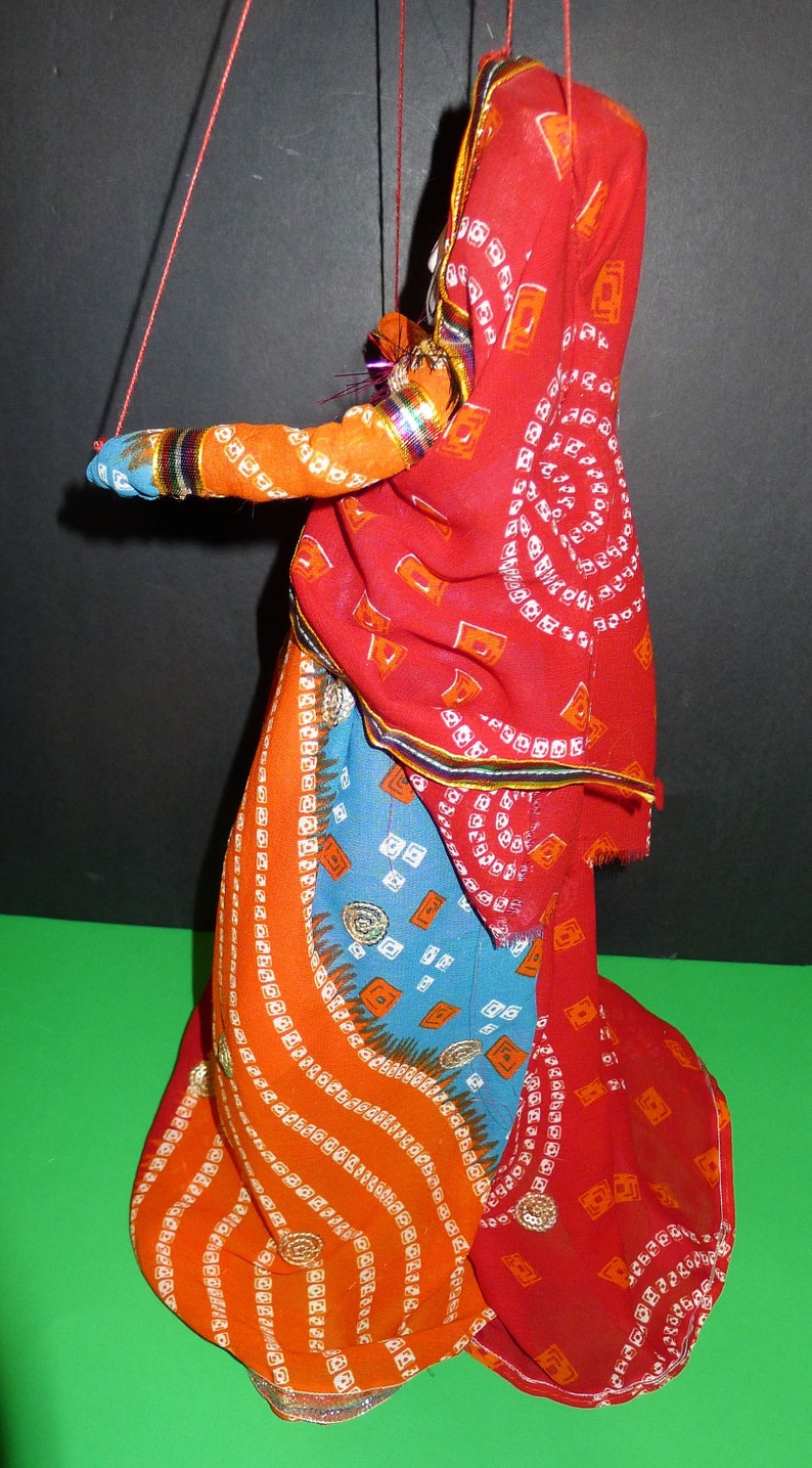 Indian String Puppet Indian String Puppet From Rajasthan, Traditional Hindu - in Very Good ...