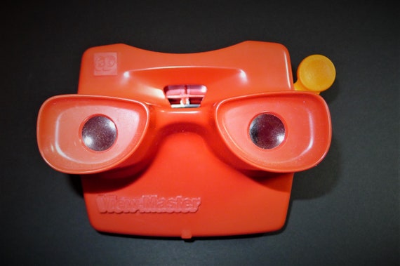 View Master 3D Viewer Red Classic Viewmaster Toy Slide Vintage