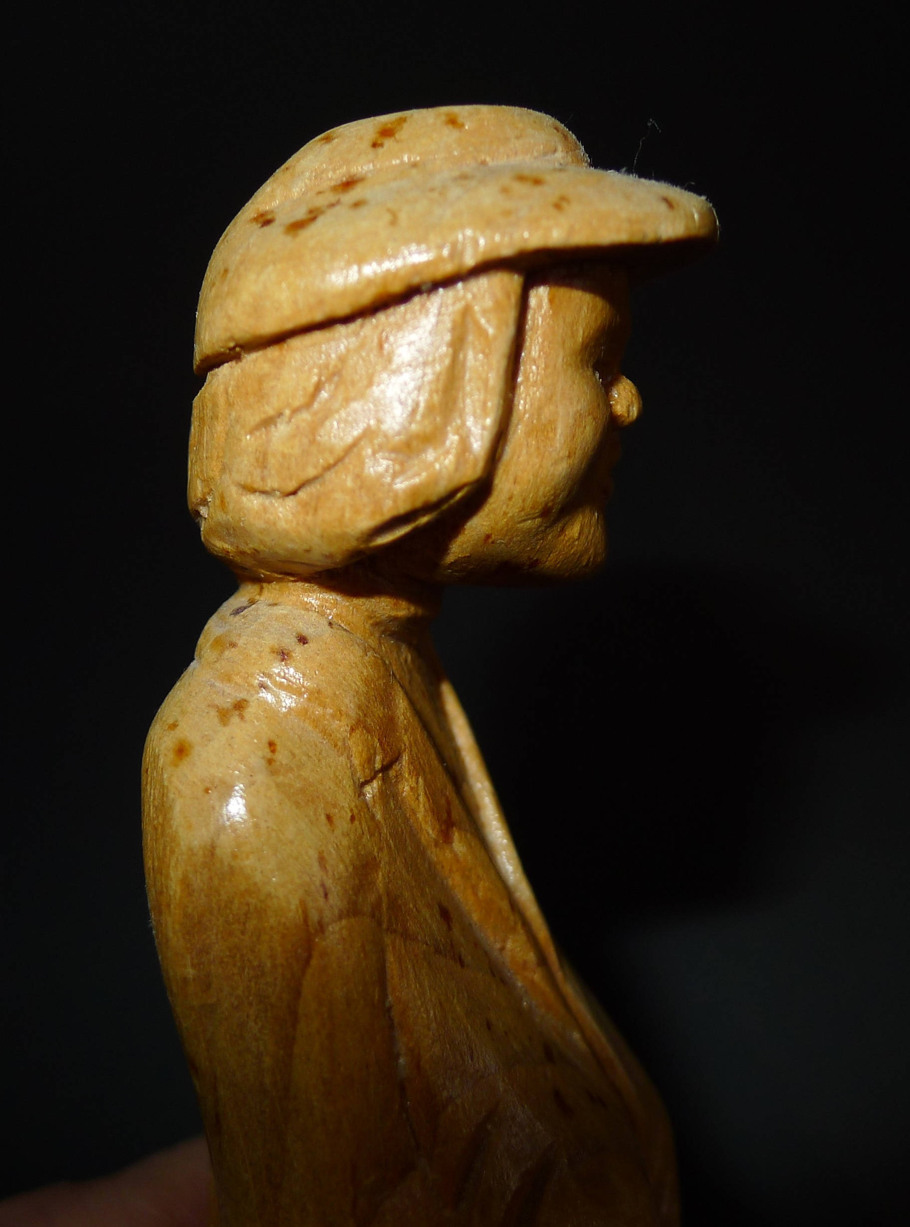 Vintage Quebec Wood Carving Signed Trudel 7 beautiful Quebec Wood