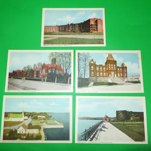 Lot de 5 cartes postales anciennes de ROBERVAL non postées  P E C O