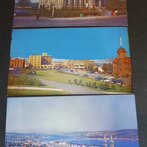 Set of 3 unposted postcards from CHICOUTIMI.
