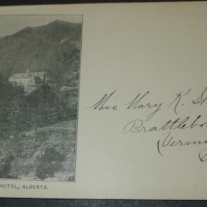 BANFF SPRINGs HOTEL,Alberta.Old postcard early 20's