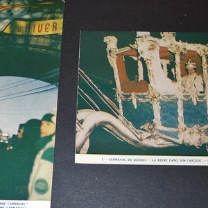 Quebec Carnival - 2 unmailed postcards - Lorenzo Audet