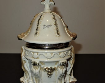 Nice vintage SHEPHERDS decorative trinket jewelry box,made in Italy
