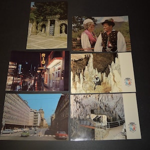 Lot de 6 cartes postale de l'ancienne YOUGOSLAVIE