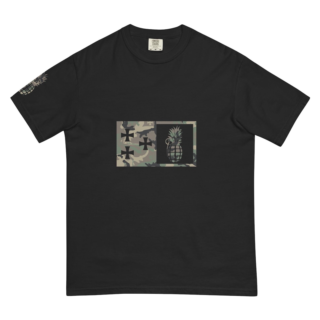 AK81 CROSS AND GRENADES - Unisex Garment-dyed Heavyweight T-shirt - Etsy