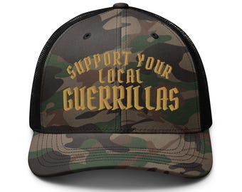 G SUPPORT - Camouflage trucker hat