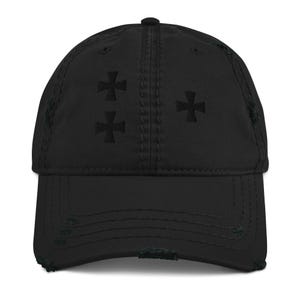 ZWARTE KRUISEN - Distressed Dad Hat