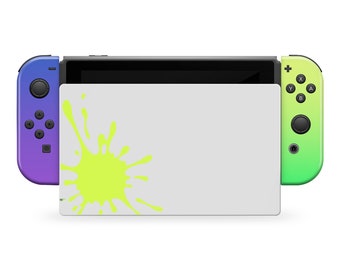 Splatoon 3 Inspired Skins for Nintendo Switch Dock and Joy-Con