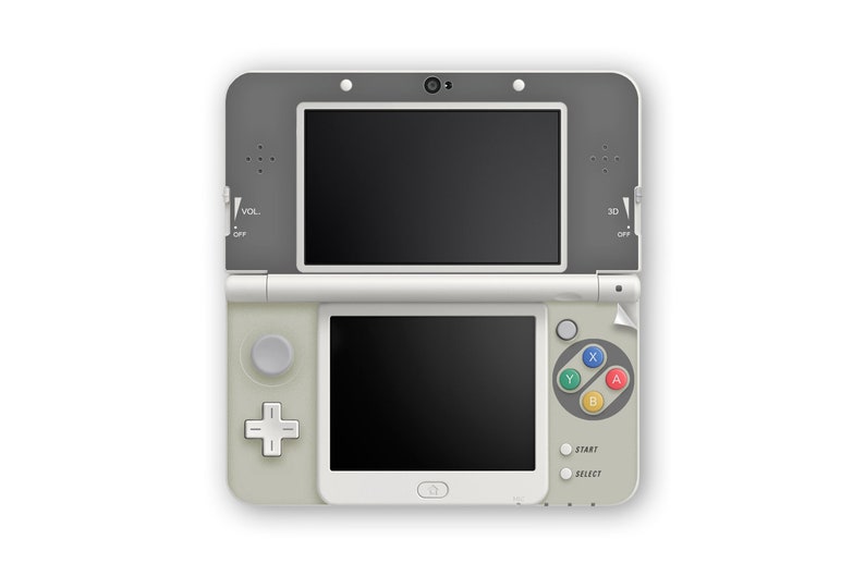 Super Famicom SNES Inspired Skins for New 3DS and New 3DS XL image 2