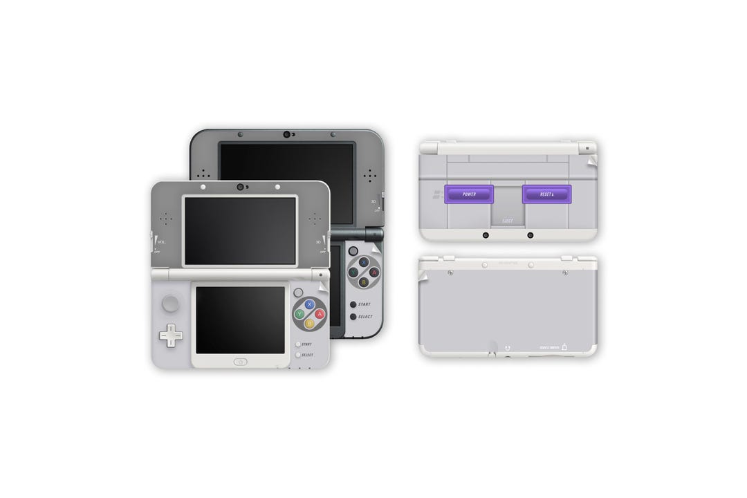 New 3DS と New 3DS LL スーパーファミコン SNES 風スキン