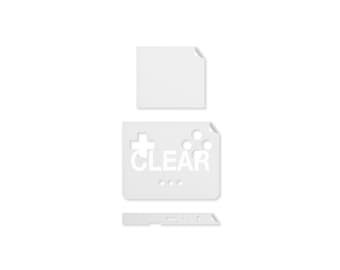 Clear Protection stickers for Analogue Pocket