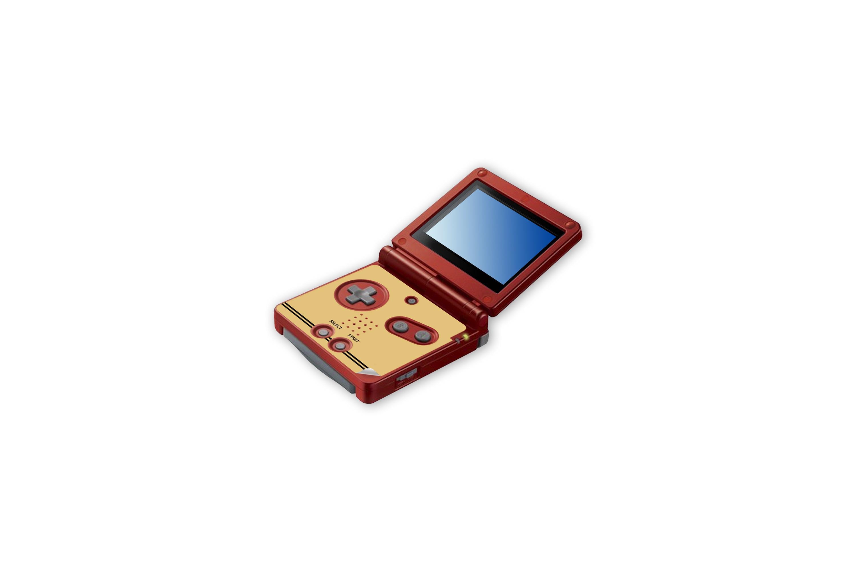 Game Boy Advance SP FAMICOM Inspired Skins