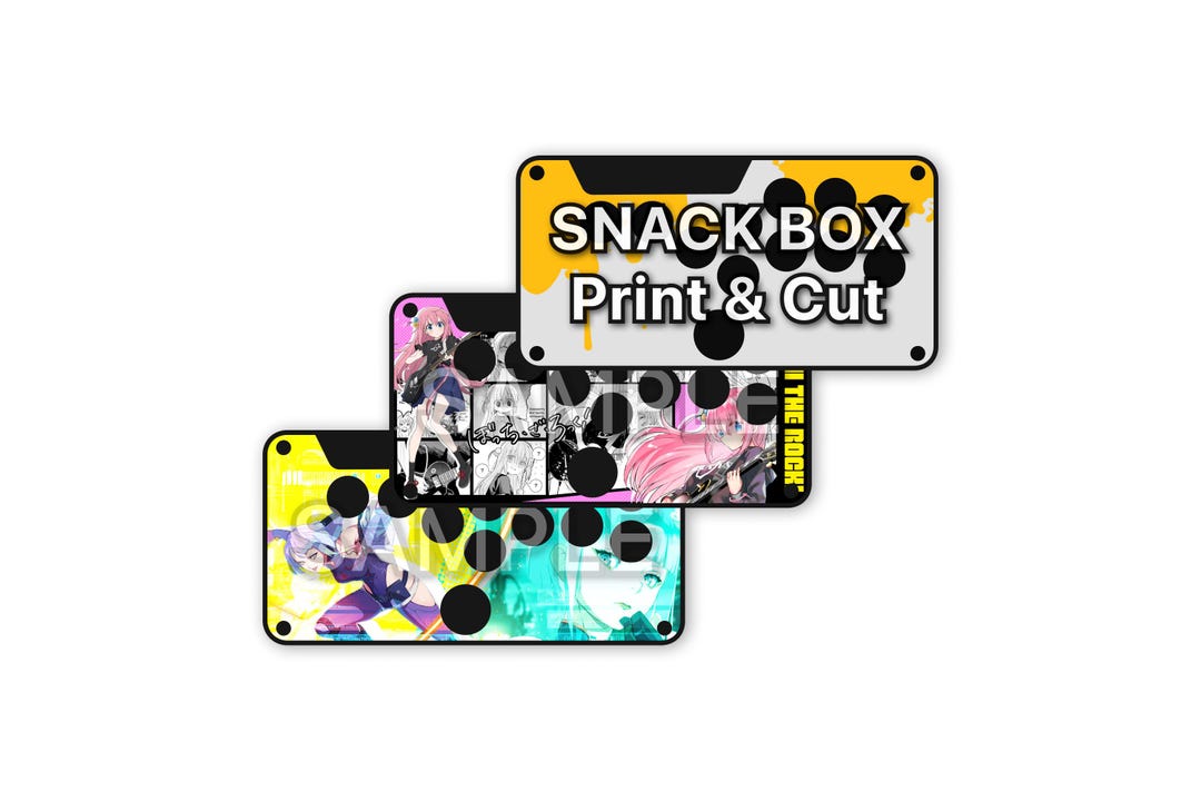 Snack Box Micro Junkfood Arcades Series Custom Print and Cut