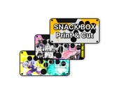 Snack Box Micro Junkfood Arcades Series Custom Print and Cut - Etsy