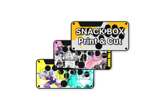 Snack Box Micro Junkfood Arcades Series Custom Print and Cut - Etsy