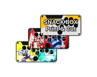 Snack Box Micro JunkFood Arcades Series Custom Print and Cut