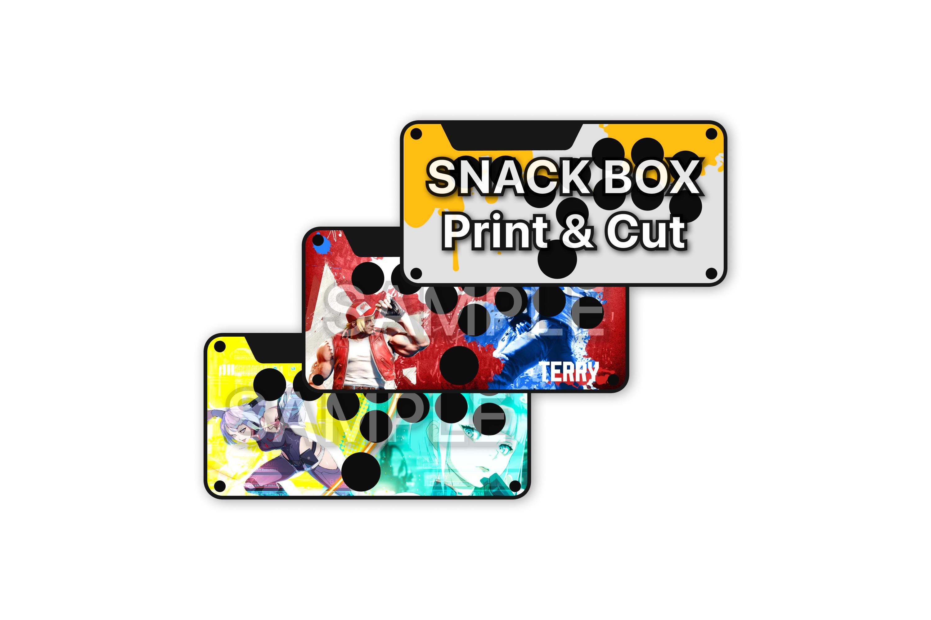 Snack Box Micro Junkfood Arcades Series Custom Print and Cut