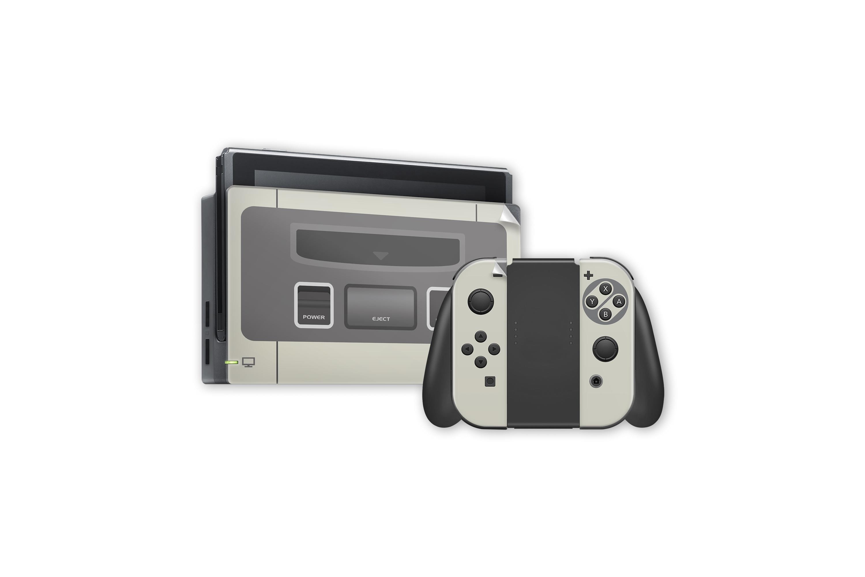 Nintendo Switch Super Famicom SNES Inspired Skins - Etsy