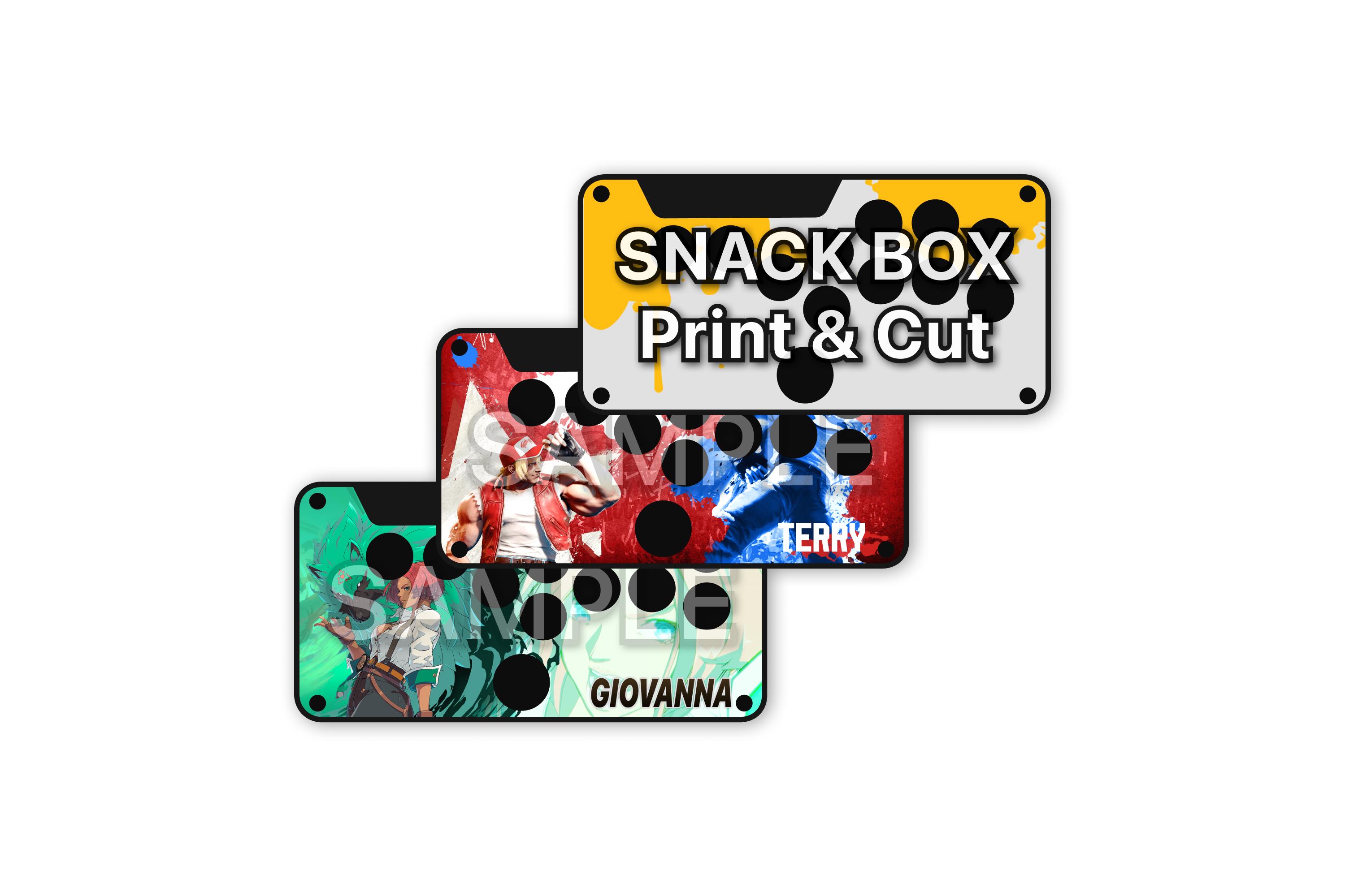Snack Box Micro Junkfood Arcades Series Custom Print and Cut