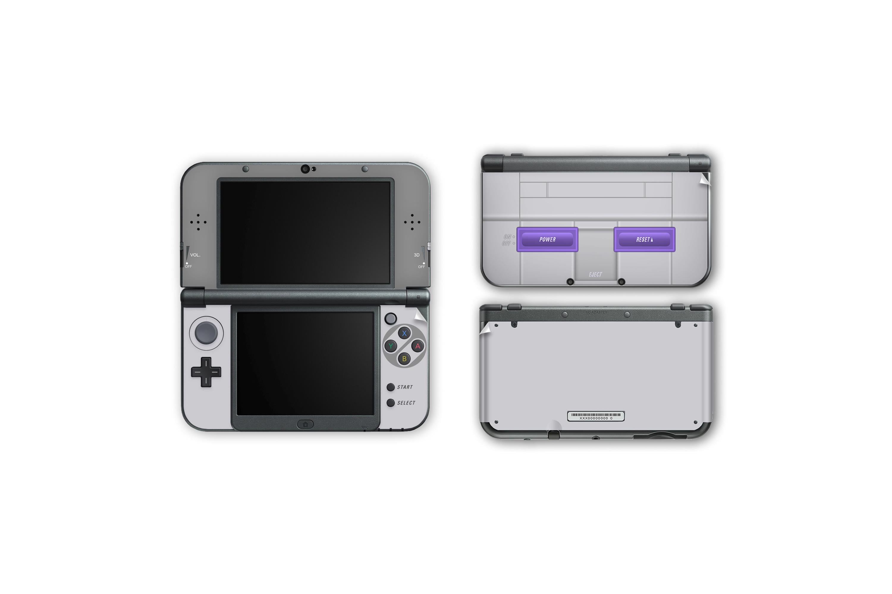 New 3DS と New 3DS LL スーパーファミコン SNES 風スキン