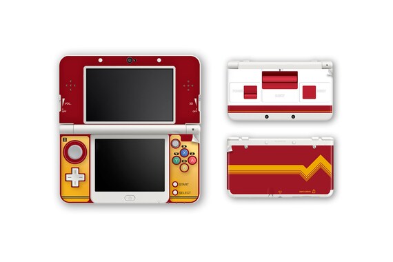 Famicom Inspired Skins For New 3ds And New 3ds Xl Etsy Famicom Inspired Skins For New 3ds And New 3ds Xl Etsy