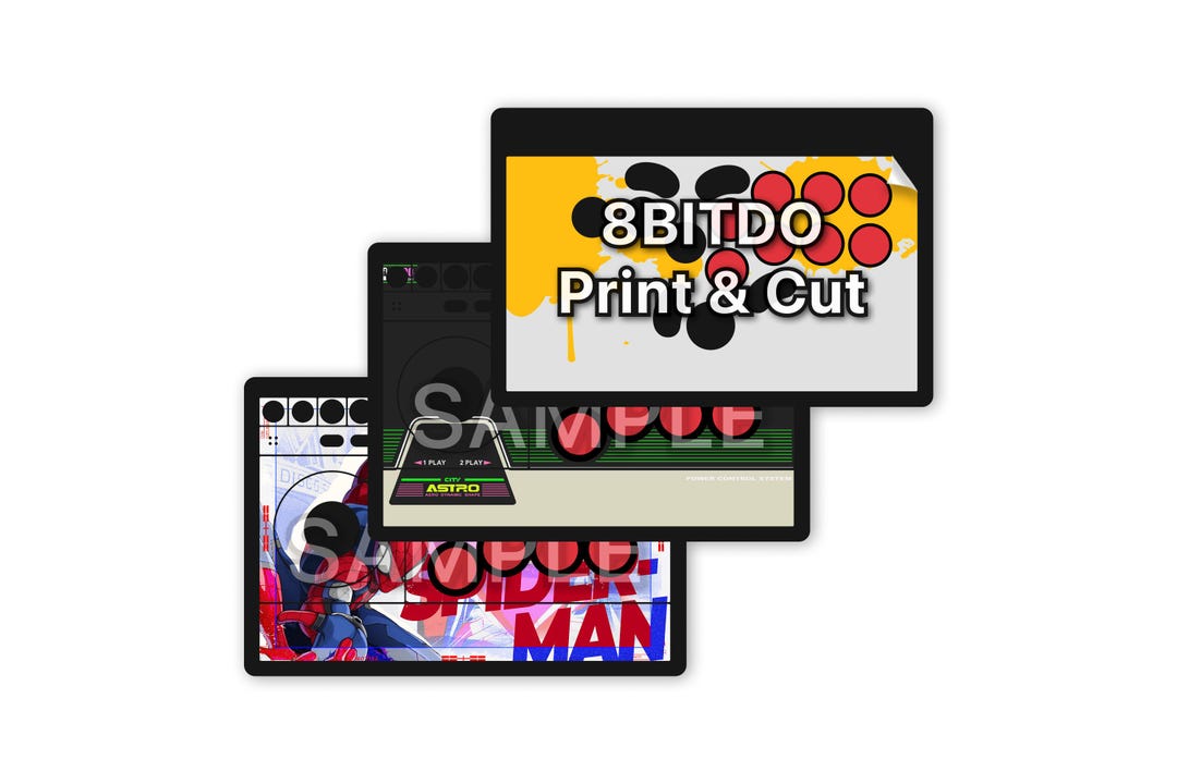 8bitdo Arcade Controller and Stick Custom Print and Cut - Etsy