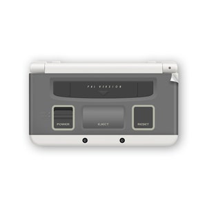 Super Famicom SNES Inspired Skins for New 3DS and New 3DS XL image 3