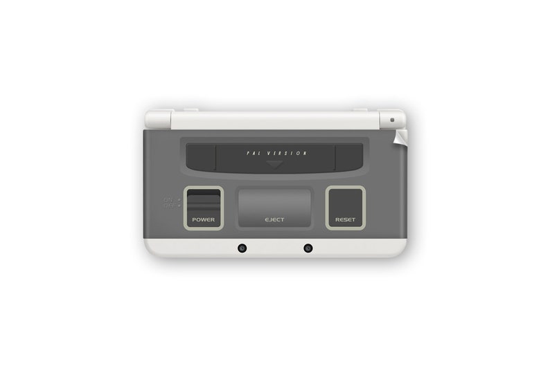 Super Famicom SNES Inspired Skins for New 3DS and New 3DS XL image 3