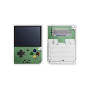 Miyoo Mini Plus Game Boy Inspired Skins Green