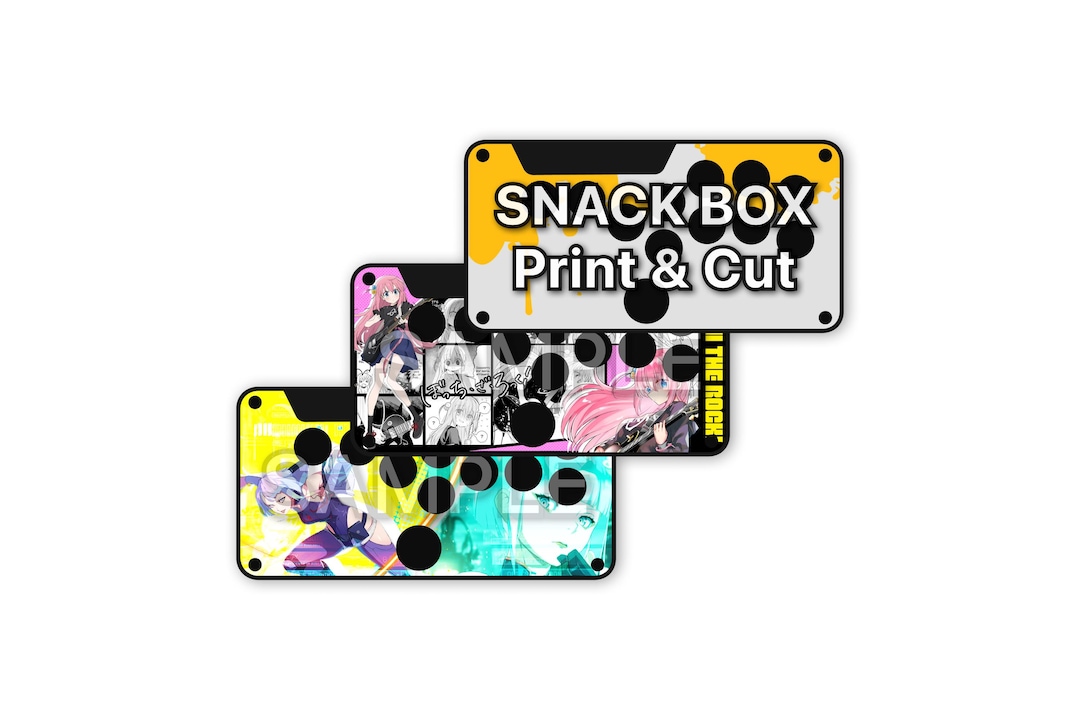 Snack Box Micro Junkfood Arcades Series Custom Print and Cut