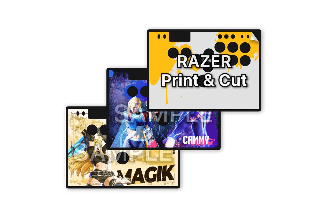 Razer Kitsune Custom Print and Cut - Etsy Norway