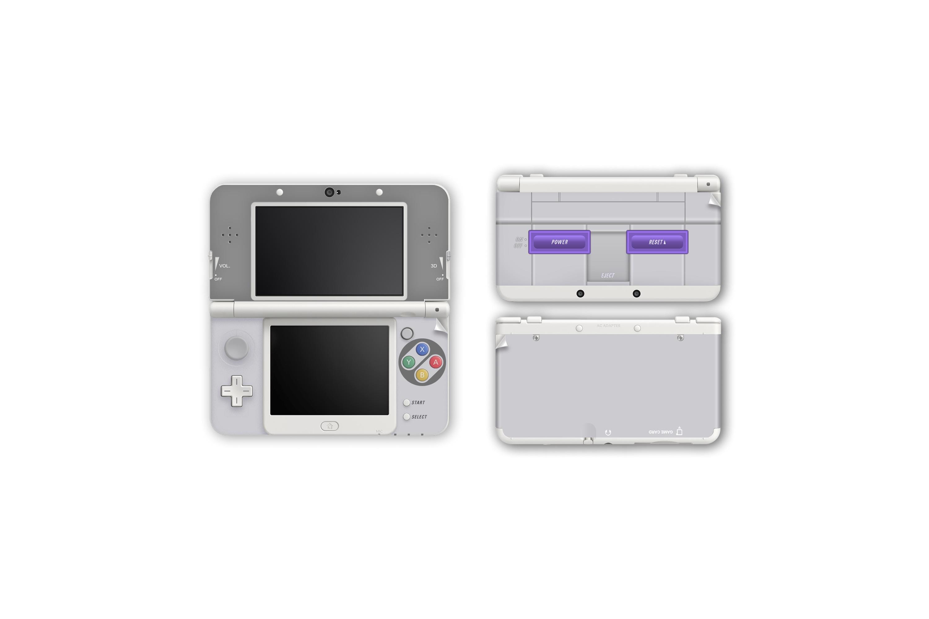 New 3DS スーパーファミコン SNES 風スキン - Etsy 日本