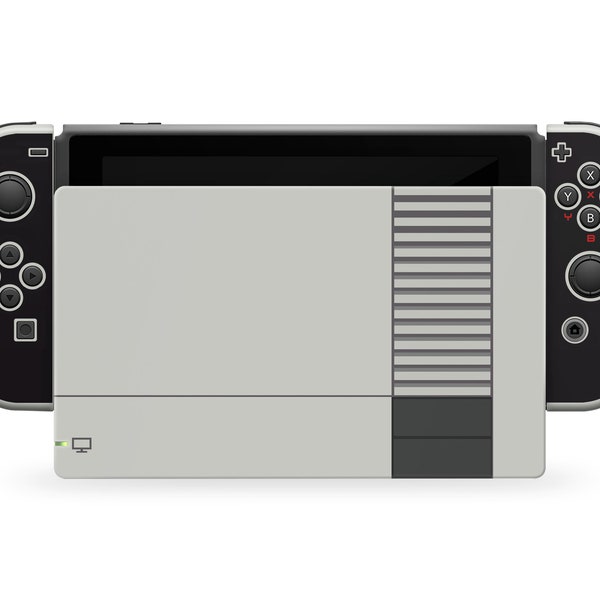 NES Inspired Skins for Nintendo Switch Dock and Joy-Con