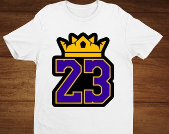 t shirt lebron james donna Vendita