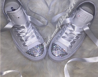 bedazzled chucks for wedding