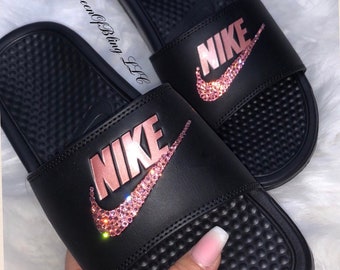 nike slides etsy