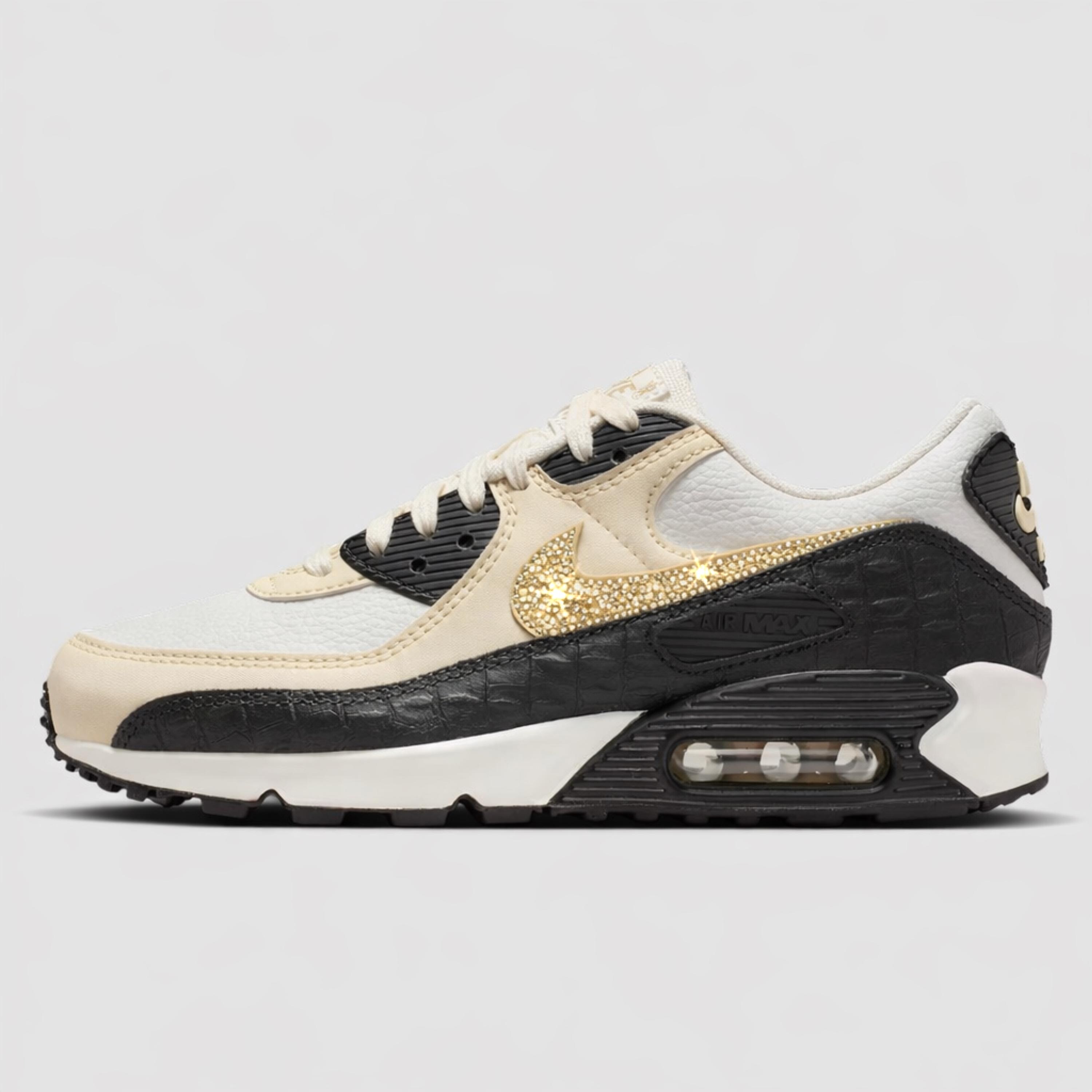 nike air max 90 gold swoosh