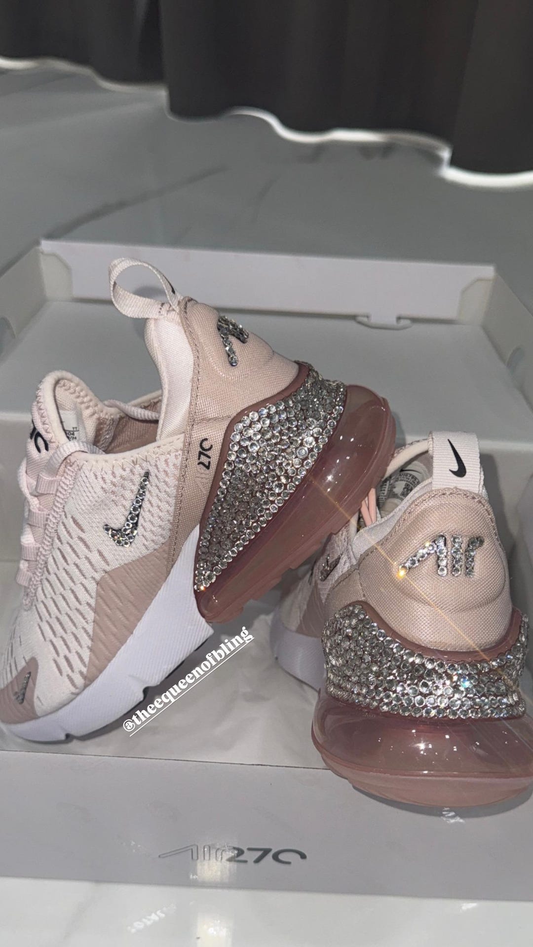 Max 270 Nike Schuhe Absatz Damen Swarvoski Nike Air Max 270 Für Damen