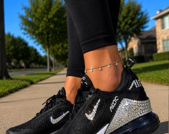 Swarvoski Black nike air max 270 for women