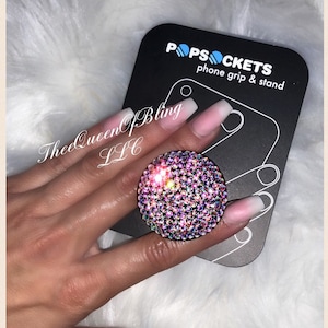 Blinged Pop Sockets, crystal popsocket , swarvoski popsocket, popsocket bling , rhinestone popsocket